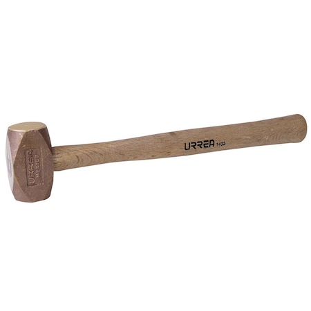Urrea Bronze hammer with wooden handle 3.1 lbs 1432